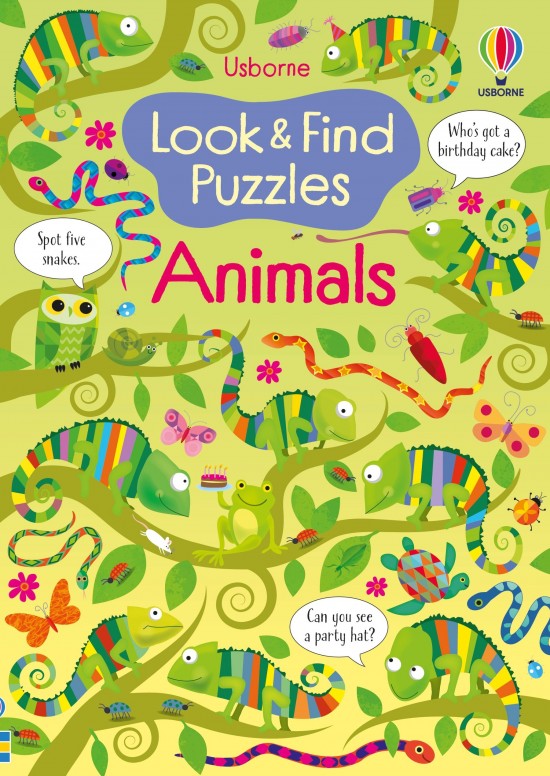 Look and Find Puzzles Animals Usborne Publishing