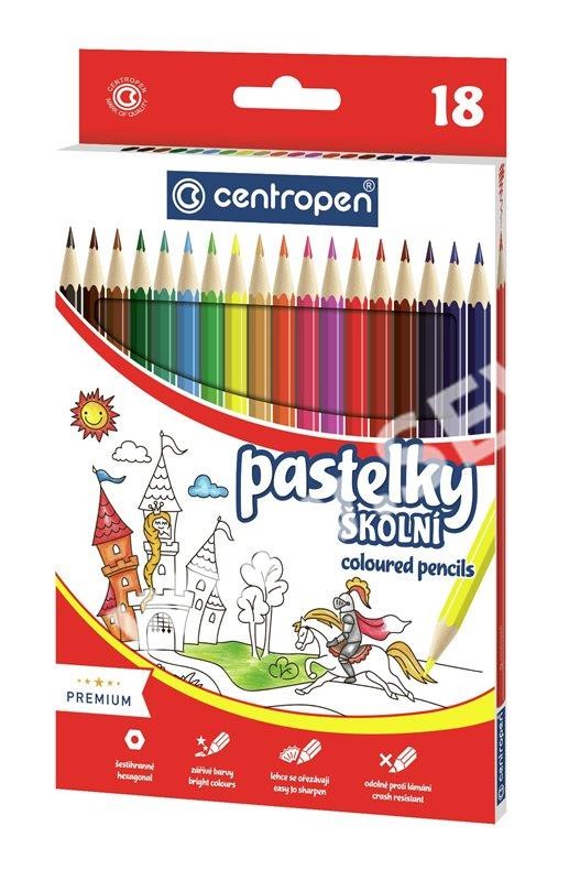 Pastelky 18 barev CENTROPEN, a.s.