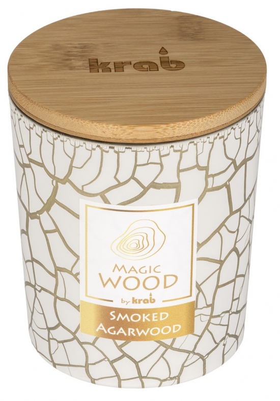 Svíčka Magic Wood s dřevěným knotem - Smoked Agarwood 300g Anděl Přerov s.r.o.