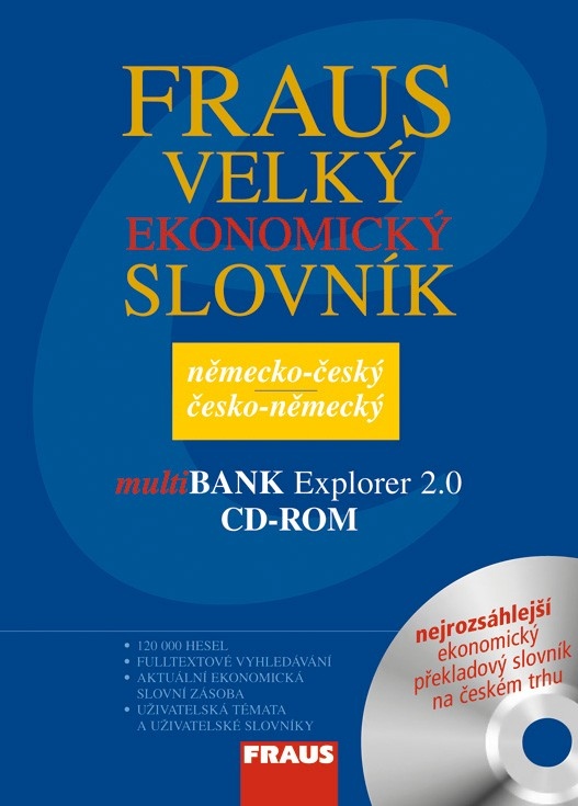 FRAUS Velký ekonomický slovník německo-český / česko-německý CD-ROM Fraus