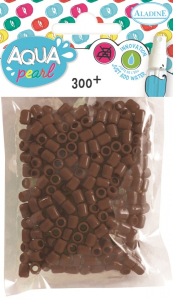 Aqua pearl, balení 300ks, Hnědá