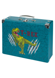 BAAGL Skládací školní kufřík T-REX s kováním