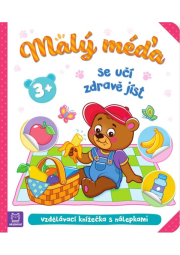 Malý méďa se učí zdravě jíst