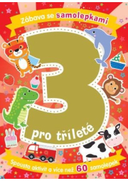 Zábava se samolepkami pro tříleté