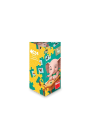 Dino Puzzle triangl Sloník Mio 24 dílků