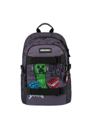 BAAGL Školní batoh Skate Minecraft TNT