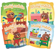 Sada – Malý méďa chce čůrat + Malý méďa nechce jíst + Malý méďa nechce se oblékat + Malý méďa nechce spát