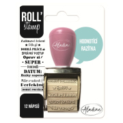 Aladine Otočné razítko s nápisy Aladine Roll' Stamp - Hodnoticí razítka