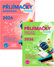Sada – Přijímačky 9 Český jazyk a literatura + E-learning 2026 + Přijímačky 9 Matematika + E-learning 2026