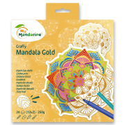 Omalovánky Avenue Mandarine Graffy Mandala Gold