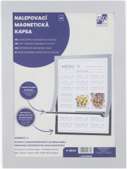 Nalepovací magnetická kapsa A5 stříbrná