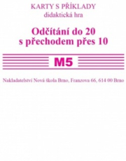 Sada kartiček M5 - odčítání do 20 s přechodem pres10 - Mgr. Zdena Rosecká (2-16)