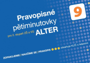 Pravopisné pětiminutovky 9 pro 2. stupeň ZŠ a VG (092135)