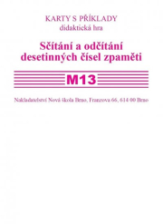 Sada kartiček M13 - sčítání a odčítání desetinných čísel zpaměti 3-20