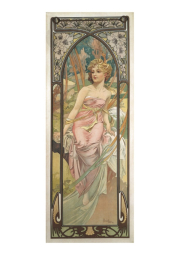Pohled Alfons Mucha – Morning pohled, dlouhý