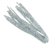 Drátek žinylka 500 x 8mm 10ks - stříbrný LUMA