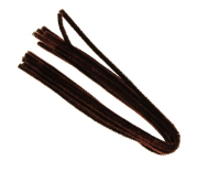Drátek žinylka 500 x 8mm 10ks - tmavě hnědý LUMA