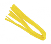 Drátek žinylka 500 x 8mm 10ks - žlutý tmavě LUMA