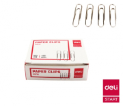 Sponky kancelářské 33mm 100ks DELI E39712
