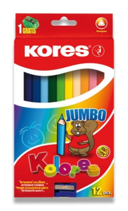 Pastelky Kolores Jumbo 12 barev