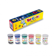 Prstové barvy 6 barev 6 x 25 ml