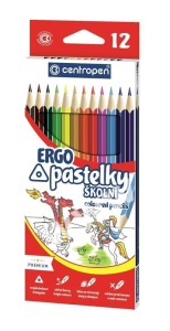 Pastelky 12 trojhranné